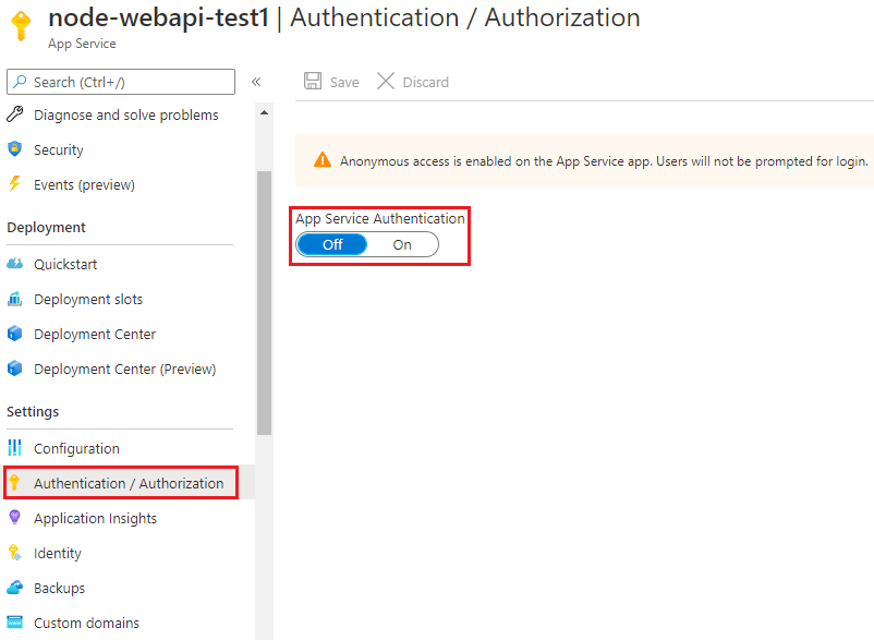 disable_easy_auth